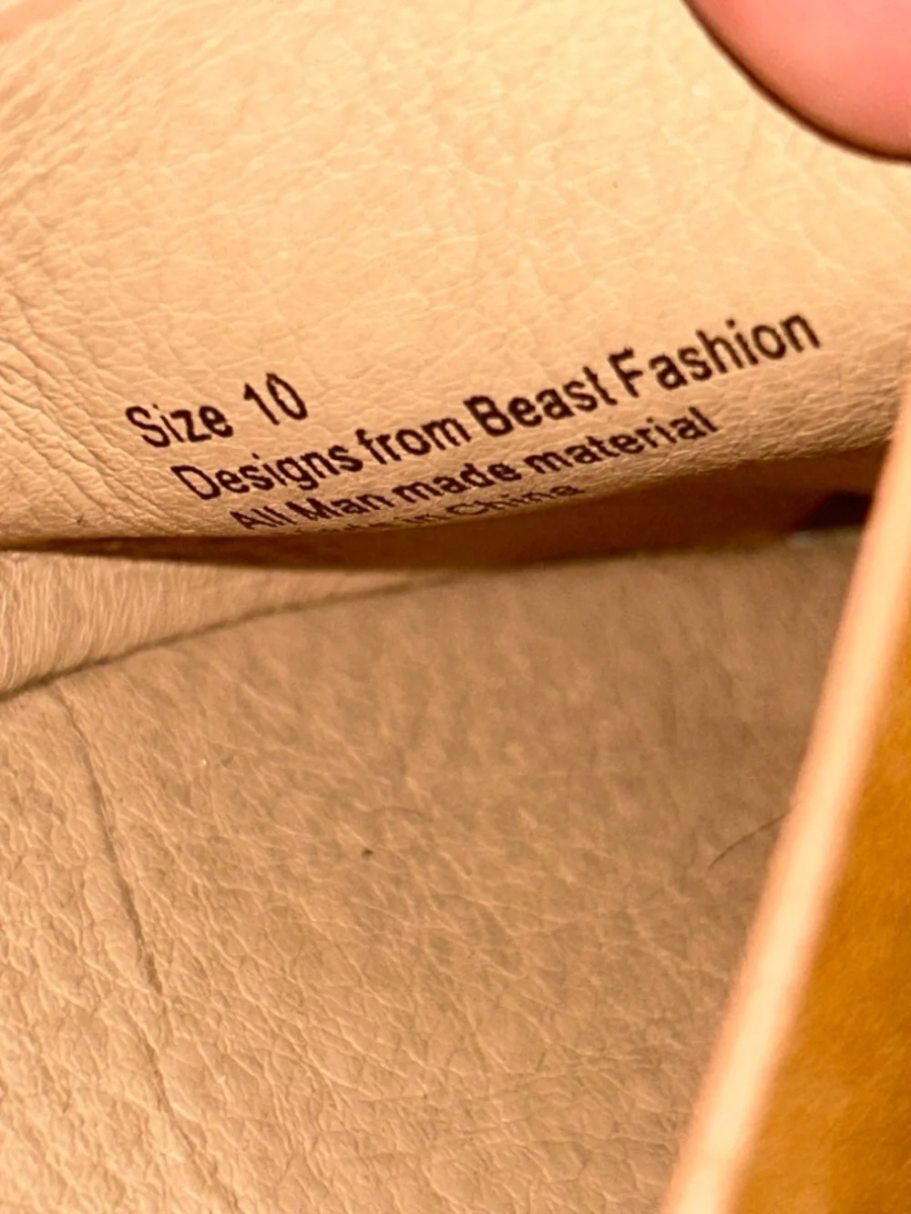 EUC Beast Fashion The Felix Platform Tan Espadrille Wedge with Ankle Strap Sz 10